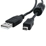  CABLEPELADO Cable USB Camara Olympus 2 Metros Negro