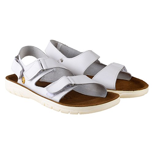 Wellness Komfort+ Herren ESD Berufsssandale weiss - 3