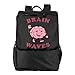 Produktbild Funny Brain Waves Women Men Laptop Travel Backpack College School Bookbag
