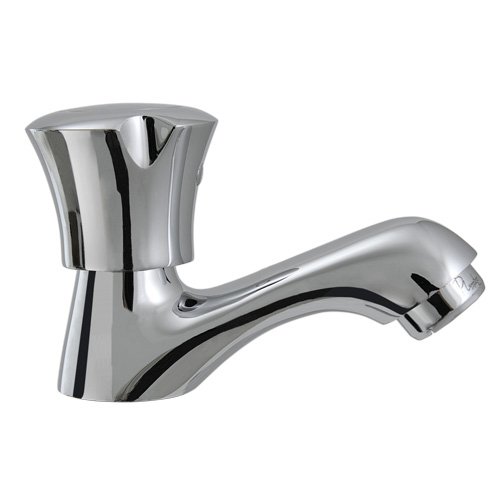 Plumber Nectar 15mm or 0.5-Inch Brass Pillar Cock (Chrome)