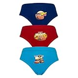 Disney Cars Boys 3 Pack Pants / Knickers