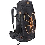 mit Schlüsselclip Lowe Alpine Airzone Camino Trek 40:50 Backpack Men Black Größe Large 2019 Rucksack