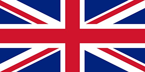 SET OF 5 Union Jack UK Flag Iron on Screen print Fabric Applique machine washable transfer UNITED KINGDOM