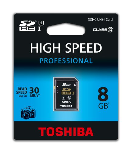 Toshiba SD-T008UHS1(BL5 Class 10 SDHC 8GB Speicherkarte
