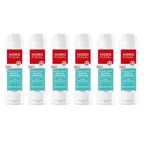 Hidrofugal Anti-Transpirant Dusch-Frische Spray, 6er Pack (6 x 150 ml)