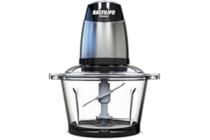 BASTILIPO 350 W, 1,2 L, Chasis acero inox, Dos velocidades, Doble cuchilla, Vidrio, compacta - Modelo: PE-350