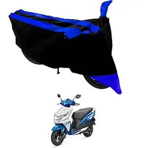 Kandid - BBC_BKBL_T2_S_086 Water Resistant Bike Cover Honda Dio (Blue and Black)