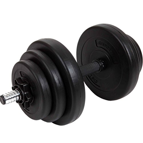 ScSPORTS Kurzhantelset festes 20 kg Kunststoff 25 mm, 10000167 - 2