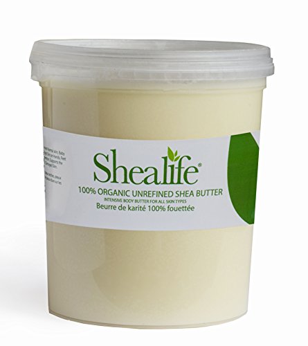 1 Kg Organic Unrefined Shea Butter for Conditioning Sensitive and Dry Skin Baby Skin Salve Treatment of Eczema Psoriasis and Damaged Skin Supplied Direct by Shea Life Skincare 1 Kg