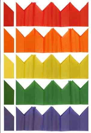 30 Tissue Paper Cracker Birthday Party Celebration Hats - Assorted Colours