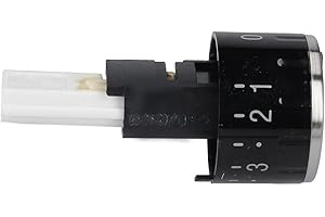 ensipart Drehgriff Herd kompatibel/Ersatz wie NEFF 00625096 versenkbarer Drehgriff für Kochstelle