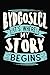 Produktbild Bydgoszcz It's where my story begins: DIN A5 110 Seiten liniertes, leeres Notizbuch Inspiration Journal Reise Tagebuch Motivation Zitat Kollektion