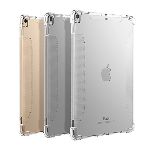 MoKo Hülle für iPad Pro 10.5 Zoll 2017 – Soft Flexible TPU Kristall Klar Schale Schutzhülle Stoßdämpfung Crystal Case Cover Durchsichtig für Apple iPad Pro 10.5 Tablet, Transparent - 7