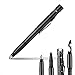 Produktbild YZCX Tactical Pen, Multifunktional Taktische Stift Military Pen mit Kugelschreiber LED Lampe Glasbrecher Flaschenöffner Hex Schlüssel Wellenschliff zur Selbstverteidigung