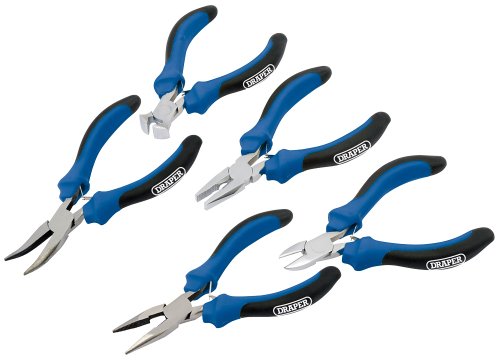 Draper 12544 Zangenset, Softgrip, 5-teilig
