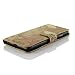 Produktbild Urcover® Weltkarte Hülle kompatibel mit Apple iPhone 6 / 6S Karten Design Map Schutzhülle mit [ Karten- & Stand-Funktion ] Handytasche Case Cover Wallet Hell Braun