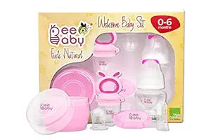 BeeBaby Newborn Welcome Baby Set/Gift Set. 0M+ (Pink)