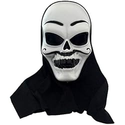 Máscaras- Halloween Horror Cara Rollo aderezo de Cara Llena Cabeza Fantasma Barbudo más Tela Decorativa