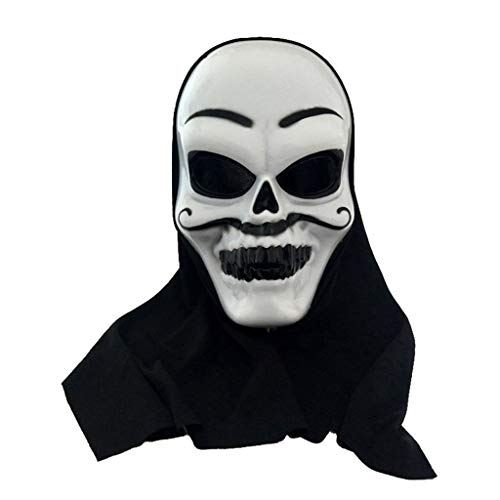 Máscaras- Halloween Horror Cara Rollo aderezo de Cara Llena Cabeza Fantasma Barbudo más Tela Decorativa