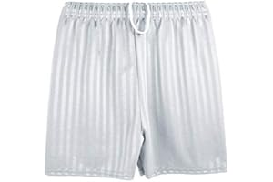 Bahob® Mens Adult Boys Girls Unisex Shadow Stripe Gym Sports Football Games School PE Shorts Small to XXL