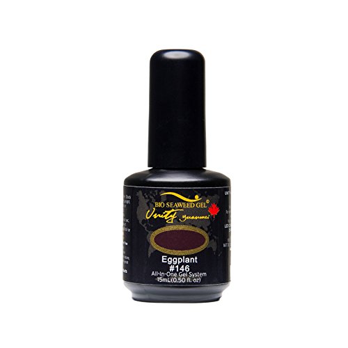 Bio Seaweed Gel Unity 1 Step Gel Polish, Eggplant Number 146 15 ml