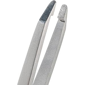 REMOS Eyebrow Tweezers with Round tip Made of Stainless Steel 9.5 cm - Image 4