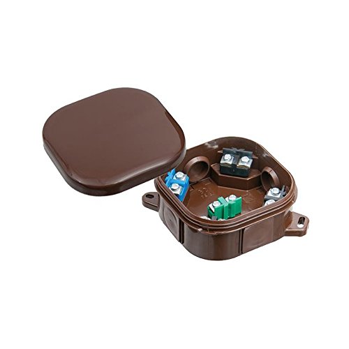 Preisvergleich Produktbild Abzweigdose Verteilerdose IP54 braun 92x92x44 Aufputz Verbindungsdose mit Klemme Pawbol