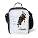 Produktbild MLNHY School Supplies Eagle,Bird with Feathers on Head and Tail Catching a Fish Hunting Animal Food Chain,Pearl Brown Yellow for Girls or Boys Washable