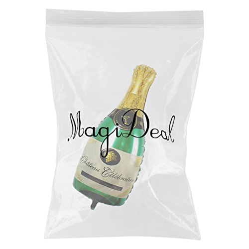 Flaschenform Hochzeit Geburtstagsparty Helium Folienballons Champagner - 2
