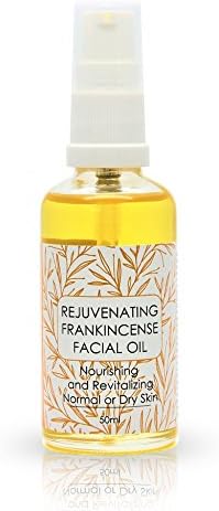 100% Natural Facial Serum, Frankincense Facial Oil Nourishing and Revitalising 50ml, 19 natural plant oils &amp; botanical extracts, Natural Raw &amp; Vegan for day or night. Made in the UK