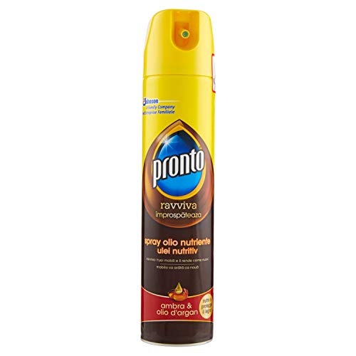 Pronto RAVVIVA Spray Amber and Argan Cleaning Agent 300ml Cleaner Trigger Set of 3