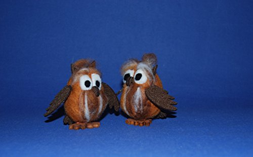 Petra’s Bastel-News A-RG4506F Filzbastelset, „Eulen“ für 2 Figuren, inklusive Filznadel, Farbe und Kleber - 5