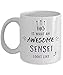 Produktbild Sensei Coffee Mug - Awesome Sensei Teacher Instructor - Karate Judo Kung Fu Aikido Taekwondo Appreciation Gifts for Men Women - 11oz