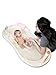 Anatomical Comfort 2-Stage Baby Bath Tub for Newborn to 15 month Babies (Beige)