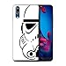 Price comparison product image Stuff4 Phone Case for Huawei P20 Assault Trooper Helmet Stormtrooper Design Transparent Slim Hard Cover