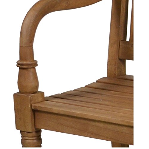 Teak Friesenbank Parkbank Gartenbank Garten Holz Landhaus Bank Holzbank Sitzbank - 3