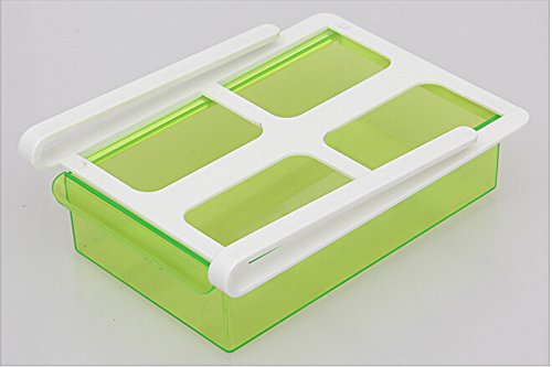 Highdas 2PCS Küche Kühlschrank Kühlschrank Aufbewahrung Rack Gefrierschrank Regal Halter Küche Space Saver Organisation Color Radom - 2