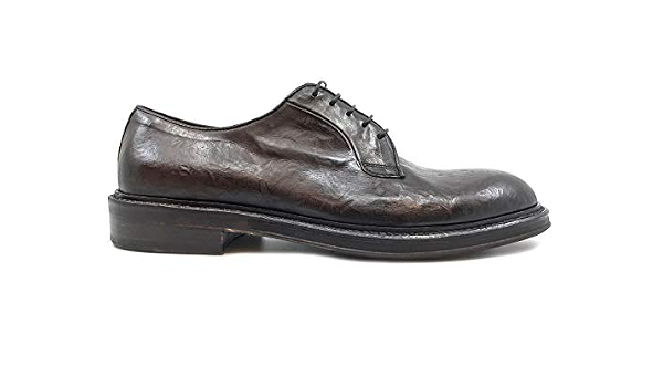 Soldini Slip on Uomo in pelle invecchiata a mano MARRONE - Scarpe Richelieu  Uomo 130,00 €