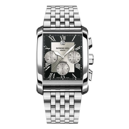 Raymond Weil Herren Automatik Chronograph Edelstahl Armband Uhr 4878-st-00268 Raymond Weil Herren Automatik Chronograph Edelstahl Armband Uhr 4878-st-00268
