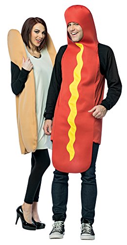 Rasta Imposta Hot Dog and Bun Fancy Dress Costume