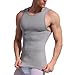 Produktbild E Unterstützung Herren Abnehmen Body Shaper ABS Bauch Slim Muskel Shirt Unterhemd, Herren Jungen, grau
