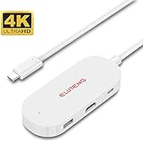 ELUTENG Thunderbolt 3 to HDMI 3 Port USB 3.0 HUB Adapter 3 in 1 Multiport Hub USB C auf HDMI / USB 3.0 / Typ-C Adapter 4k@30Hz Mini usb 3.0 hub für MacBook und Type-C Geräte