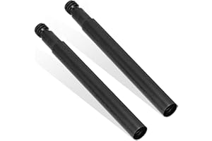 KEENSO Extensor de válvula de Bicicleta de 2 Piezas, Extensor de válvula de neumático Interno de Bicicleta de 60 mm, extensión de válvulas de neumático Interno(Negro)