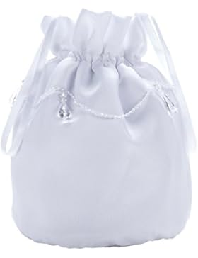 Princess Taufkleid Brauttasche aus Satin