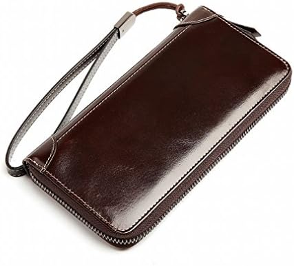 Q package Fashion Men'S Handbag Men'S Razha Bag Long Wushu Men'S Wallets,Brown