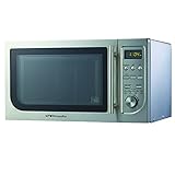Potencia grill 1000 W Orbegozo MIG-2525 MIG 2525-Microondas, 25 l, 8 Niveles, 900 W, 25 litros, Acero inoxidable