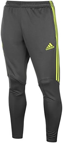 adidas Chelsea Pre Match Track Pants Mens Granite/Yellow Football Soccer Bottoms XSmall
