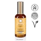 Armoniza tu cuero cabelludo y activa tus poderes curativos con el aceite de bálsamo khadi. Aceites perfectamente combinados y hierbas como el aceite de mostaza, neem y fenugreek reducen la irritación y la caspa . Los aceites esenciales puramente naturales del té y la lima cuidan el cabello y regulan la producción de sebo. Disfrute de lo maravillosamente saludable que se siente su cabello: con un cuero cabelludo relajado, sin enrojecimiento ni caspa .