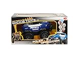 dickie toys rc red titan 2-Kanal Funkfernsteuerung Dickie Toys 201119056 - RC Police Offroader, funkferngesteuerter Polizeimonstertruck inklusive Batterien, 20 cm