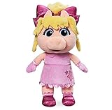Looking as glamorous as ever, Miss Piggy is sure to make a star-studded addition to playtimes! The lovable pig wears a velour dress and an oversized bow with matching shoes. Magic in the details... Inspired by Muppet Babies Embroidered details Soft-feel fabric H31 x W13 x W16cm approx. Partial bean filling made from plastic pellets Made from polyester fibre and plastic Hand wash only Suitable from birth